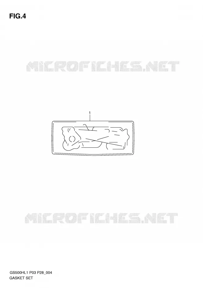 JOINT (GS500FH P33) Suzuki MOTO 500 GS-F 2011  GS500FHL1(P3)