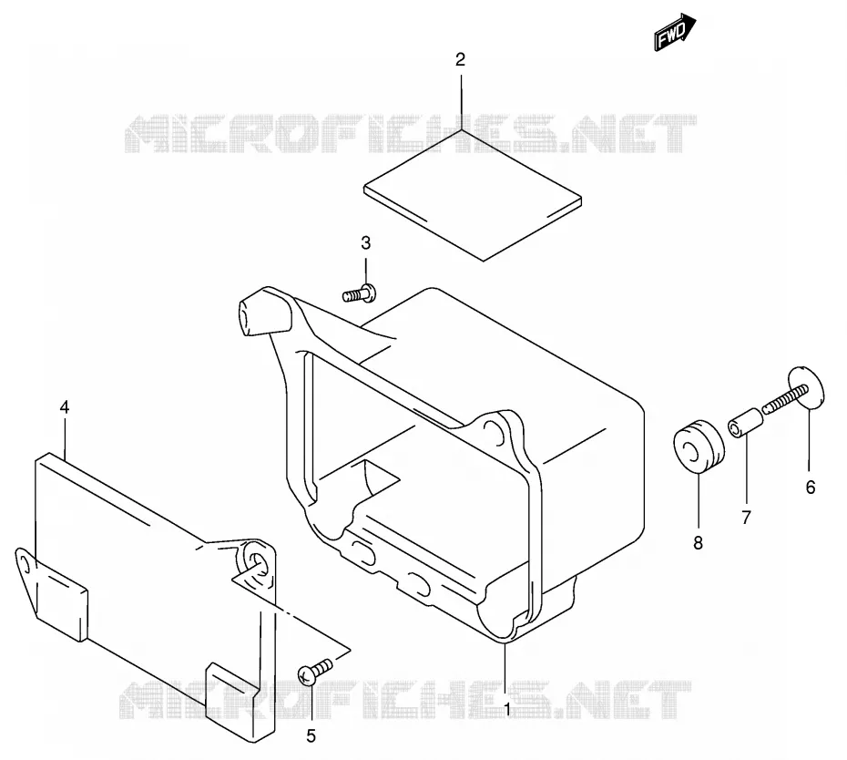 SUPPORT BATTERIE Suzuki SCOOTER 400 BURGMAN 2000  AN400Y(E2)