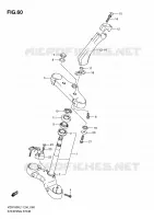 COLONNE DE DIRECTION pour Suzuki INTRUDER 1800 2011