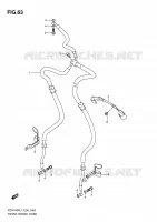 DURITE DE FREIN AVANT pour Suzuki INTRUDER 1800 2011