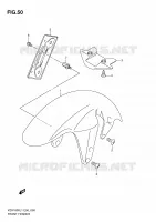 GARDE BOUE AVANT pour Suzuki INTRUDER 1800 2011