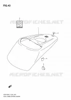 RESERVOIR D'ESSENCE   COUVERCLE SUPERIEUR pour Suzuki INTRUDER 1800 2011