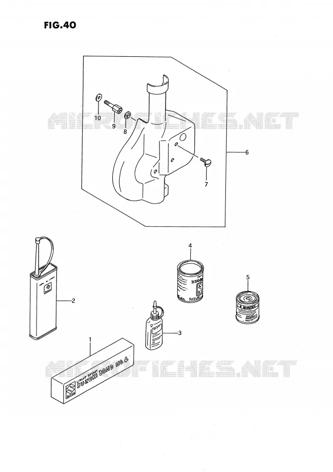 OPTIONS Suzuki MOTO 80 RM 1990  RM80L(E24)