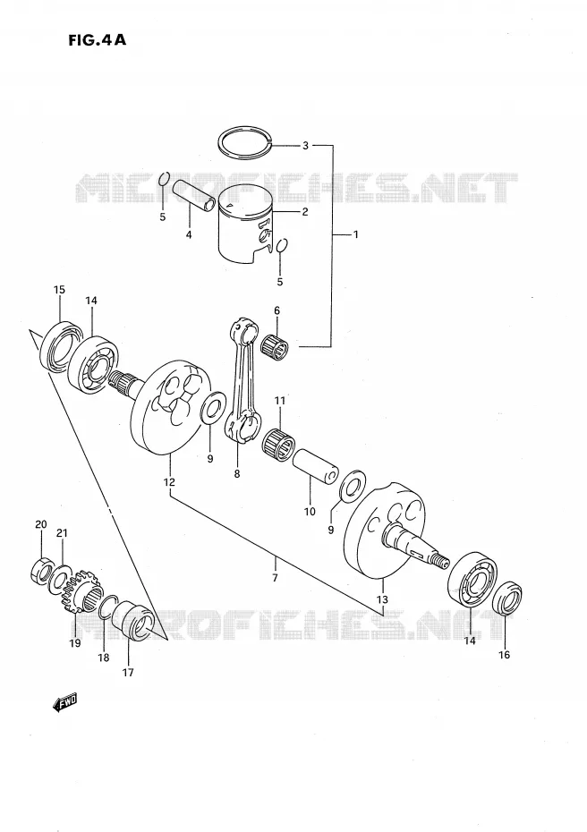 VILEBREQUIN (MODELE K) Suzuki MOTO 80 RM 1992  RM80N(E24)