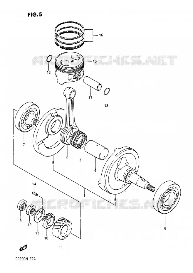 VILEBREQUIN Suzuki MOTO 200 DR 1986  DR200G(E24)
