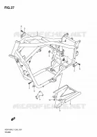 CADRE pour Suzuki INTRUDER 1800 2011