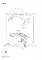 CAPOT DE SELLE pour Suzuki INTRUDER 1800 2011