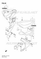 CARENAGES ARRIERE pour Suzuki INTRUDER 1800 2011
