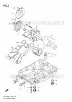 CARTER INFERIEUR   POMPE A HUILE pour Suzuki INTRUDER 1800 2011