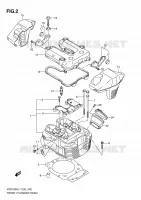 CULASSE AVANT pour Suzuki INTRUDER 1800 2011