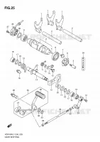 ENSEMBLE DE SELECTION DE VITESSES pour Suzuki INTRUDER 1800 2011