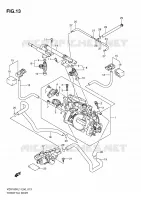 ENSEMBLE INJECTION pour Suzuki INTRUDER 1800 2011