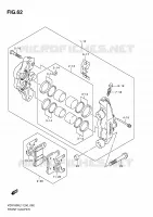 ETRIER DE FREIN AVANT pour Suzuki INTRUDER 1800 2011