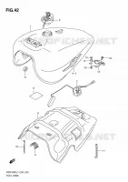 RESERVOIR D'ESSENCE pour Suzuki INTRUDER 1800 2011