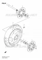 ROUE AVANT pour Suzuki INTRUDER 1800 2011