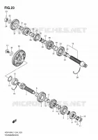TRANSMISSION pour Suzuki INTRUDER 1800 2011