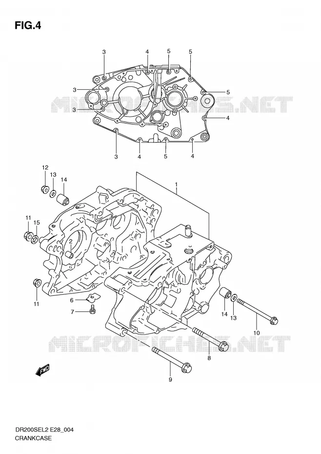 CARTER Suzuki MOTO 200 DR 2012  DR200SEL2(E28)