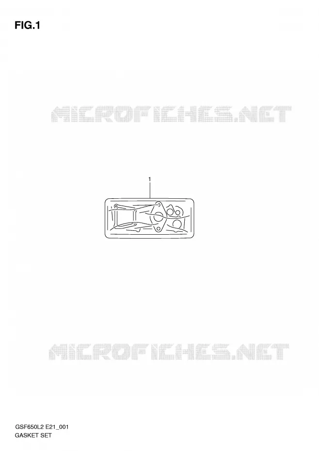 KIT JOINTS Suzuki MOTO 650 BANDIT 2012  GSF650SL2(E21)