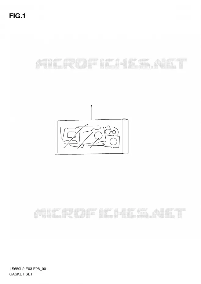 KIT JOINTS Suzuki MOTO 650 BOULEVARD 2012  LS650L2(E03)