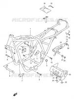 CADRE pour Suzuki GSX 400 1997