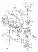 CARBURATEUR pour Suzuki GSX 400 1997