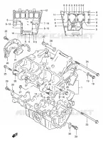 CARTER pour Suzuki GSX 400 1997