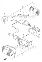 CLIGNOTANTS pour Suzuki GSX 400 1997