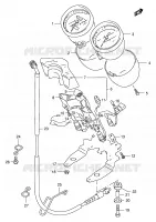 COMPTEUR pour Suzuki GSX 400 1997