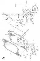 RADIATEUR pour Suzuki GSX 400 1997
