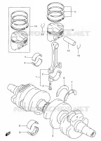 VILEBREQUIN pour Suzuki GSX 400 1997