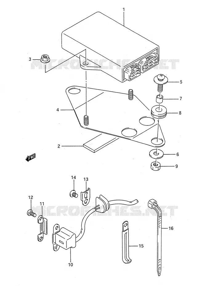 ALTERNATEUR Suzuki MOTO 400 BANDIT-N 1993  GSF400P(E28)