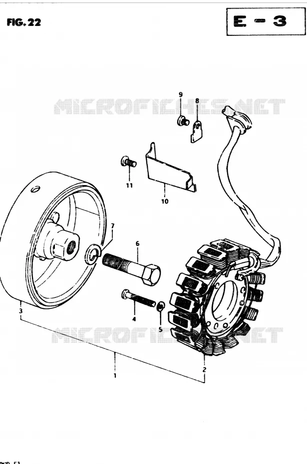 ALTERNATEUR Suzuki MOTO 850 GS 1982  GS850GZ(E1)