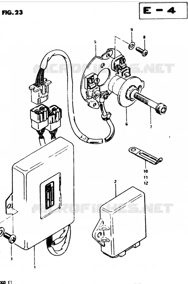 ALTERNATEUR Suzuki MOTO 850 GS 1982  GS850GZ(E1)