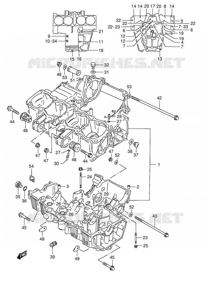 CARTER Suzuki MOTO 1200 BANDIT 1997  GSF1200SAV(E28)