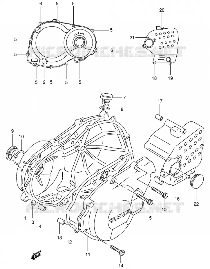CARTER Suzuki MOTO 400 GSX-R 1994  GSX-R400RR(E30)