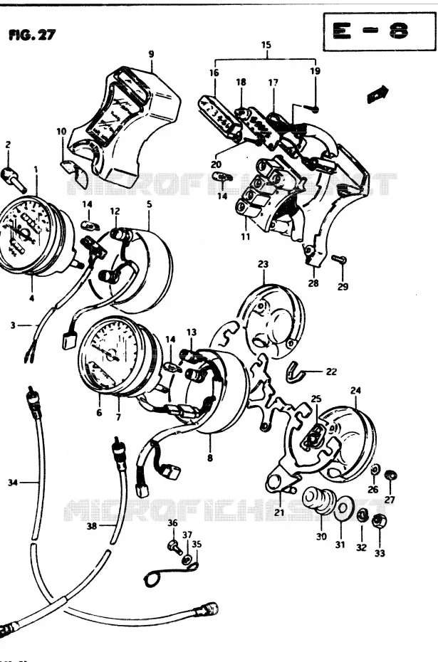 COMPTEUR Suzuki MOTO 850 GS 1983  GS850GD(E1)