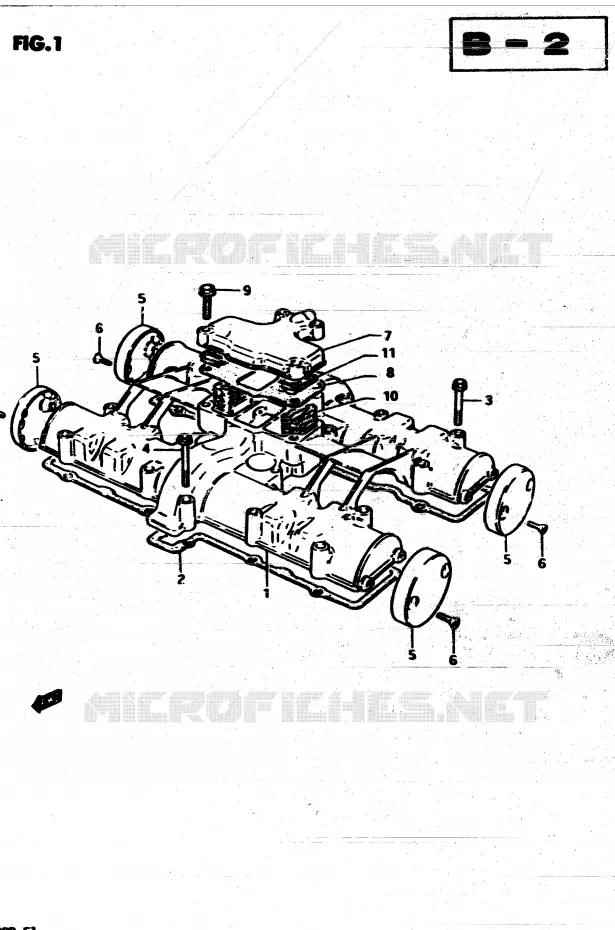 COUVERCLE DE CULASSE Suzuki MOTO 850 GS 1982  GS850GZ(E1)