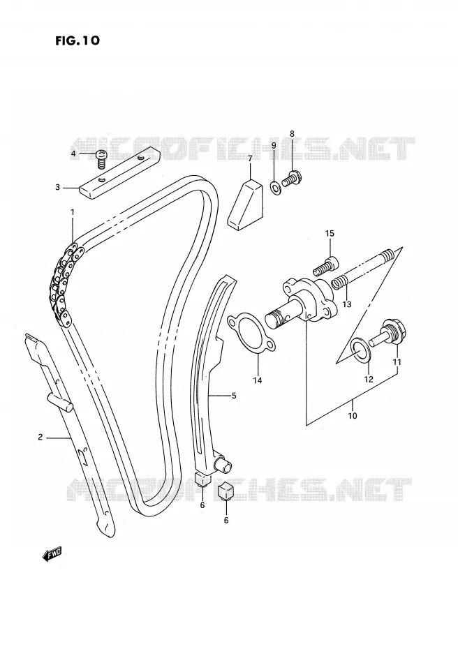 DISTRIBUTION Suzuki MOTO 750 GSX-R 1993  GSX-R750WP(E2)