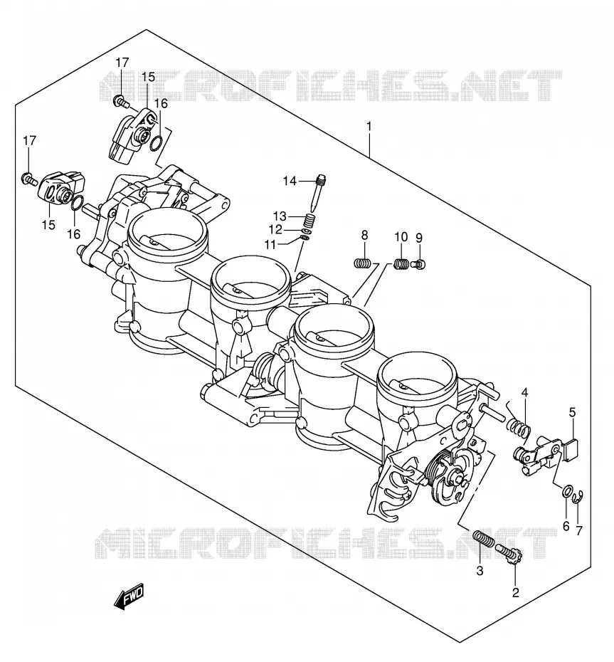 ENSEMBLE INJECTION Suzuki MOTO 600 GSX-R 2004  GSX-R600U2K4(E2)