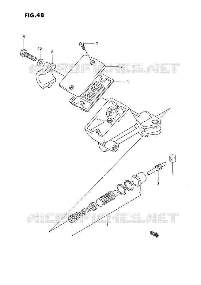 MAITRE CYLINDRE D'EMBRAYAGE Suzuki MOTO 1100 GSX-F 1992  GSX1100FN(E2)
