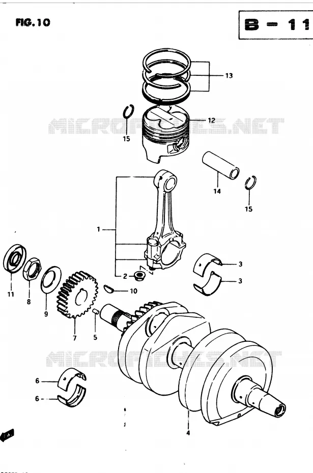 VILEBREQUIN Suzuki MOTO 250 GSX 1983  GSX250ED(Z/D)