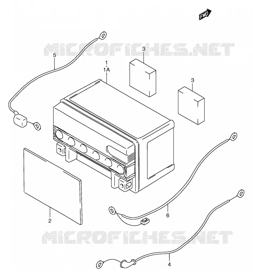 BATTERIE (MODELE W/X/Y) Suzuki SCOOTER 250 BURGMAN 2000  AN250RY(E2)