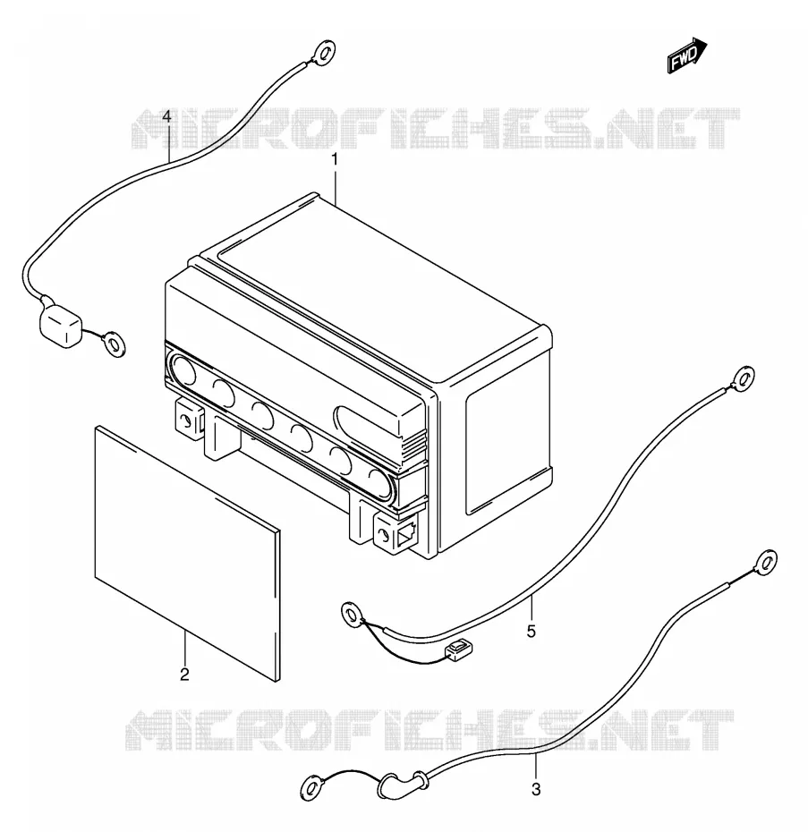 BATTERIE (MODELE X/Y) Suzuki SCOOTER 400 BURGMAN 2002  AN400RK2(E2)