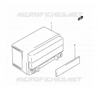BATTERIE pour Suzuki BURGMAN 125 2000