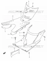 MARCHE PIEDS (MODELE X/Y) pour Suzuki BURGMAN 125 2000