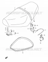 SELLE pour Suzuki BURGMAN 125 2000