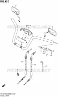 GUIDON (AN400SK5/SK6) pour Suzuki BURGMAN 400 2003