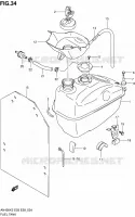 RESERVOIR D'ESSENCE pour Suzuki BURGMAN 400 2003
