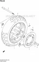 ROUE AVANT pour Suzuki BURGMAN 400 2003