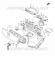 BOITE AVANT pour Suzuki BURGMAN 400 2004